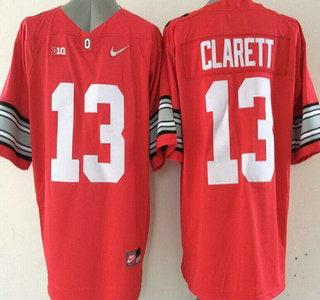 Ohio State Buckeyes #13 Maurice Clarett Red Diamond Quest College Football Limited Jersey