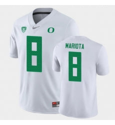 Oregon Ducks Marcus Mariota Game White College Football Jersey