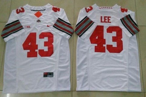 Ohio State Buckeyes #43 Darrin Lee White College Football Limited Jersey