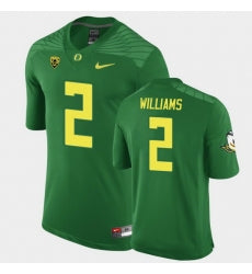 Oregon Ducks Devon Williams Replica Green Game Football Jersey