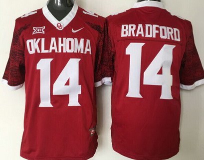 Oklahoma Sooners #14 Sam Bradford Red 2016 College Football Limited Jersey