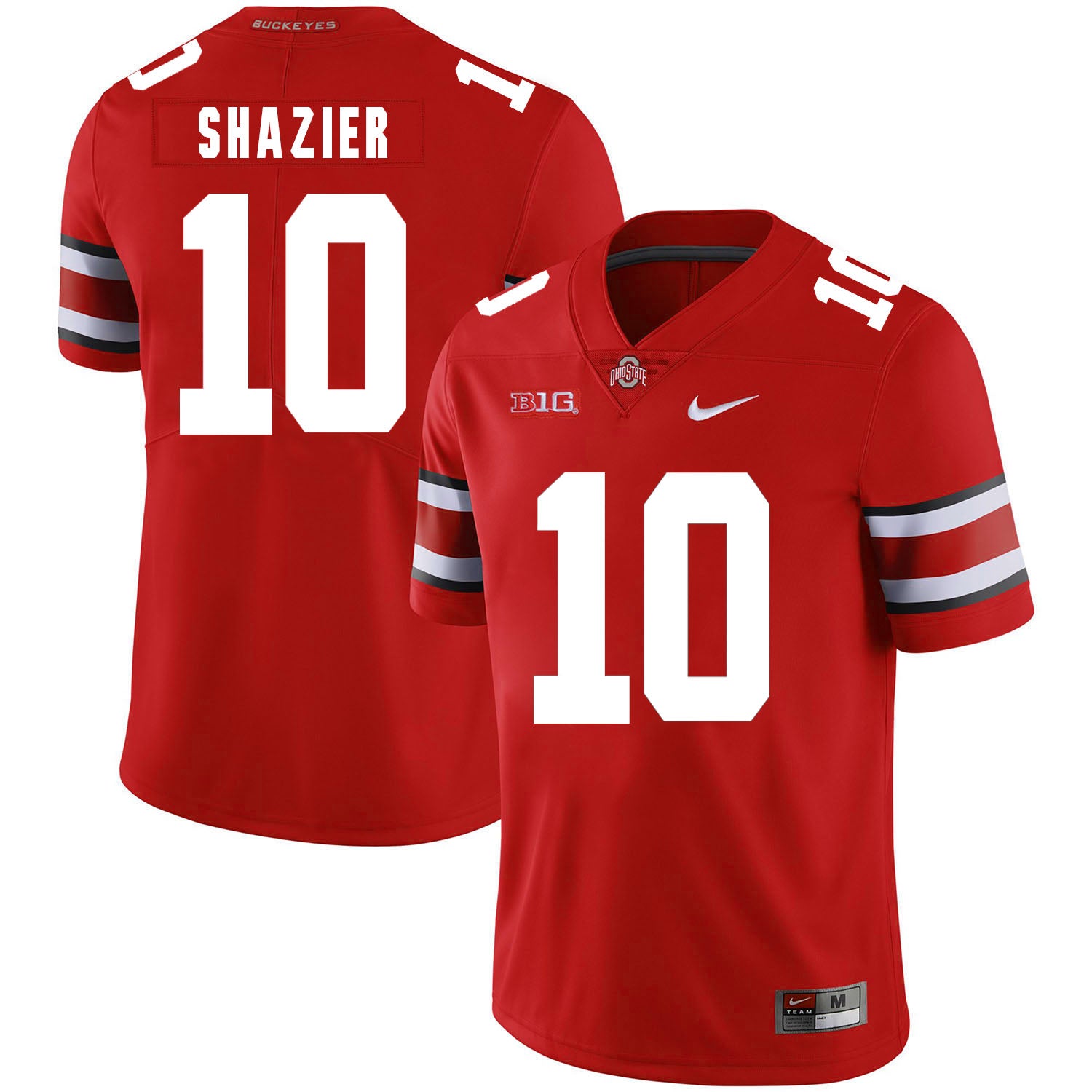 Ohio State Buckeyes #10 Ryan Shazier Football Jersey Red