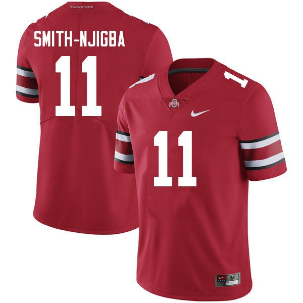 Ohio State Buckeyes #11 Jaxon Smith Njigba College Football Jersey Scarlet