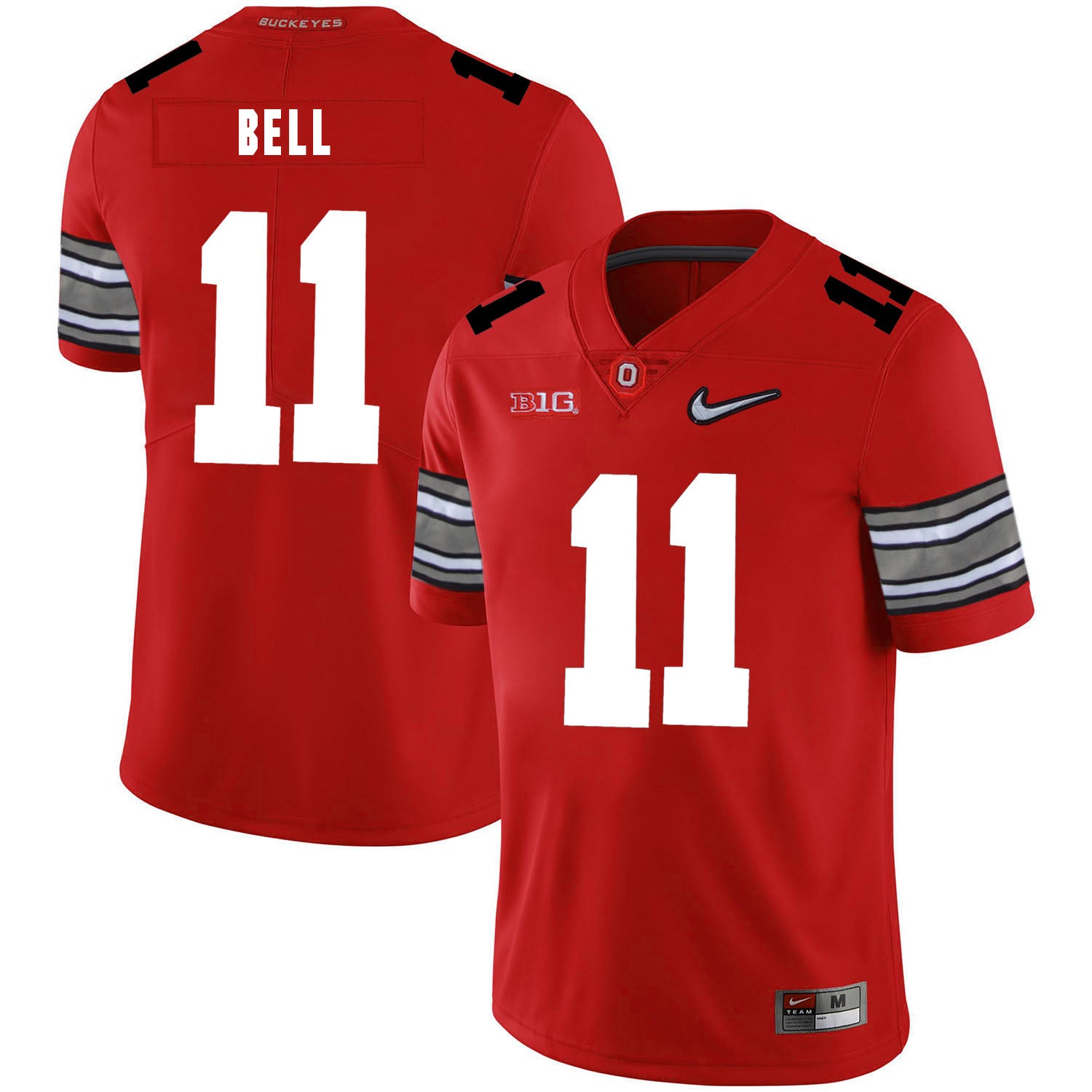 Ohio State Buckeyes #11 Vonn Bell Football Jersey Diamond Red