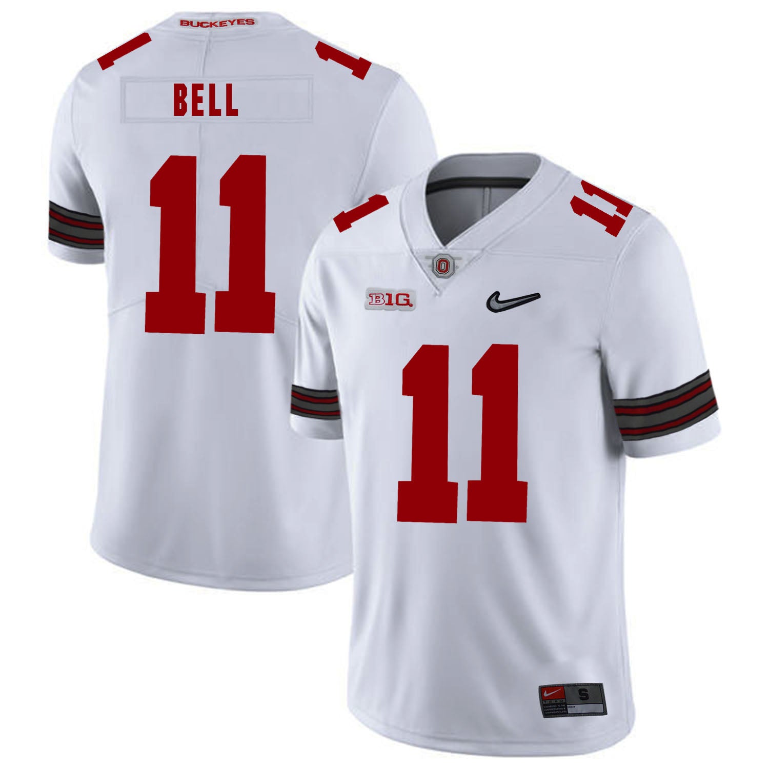 Ohio State Buckeyes #11 Vonn Bell Football Jersey Diamond White