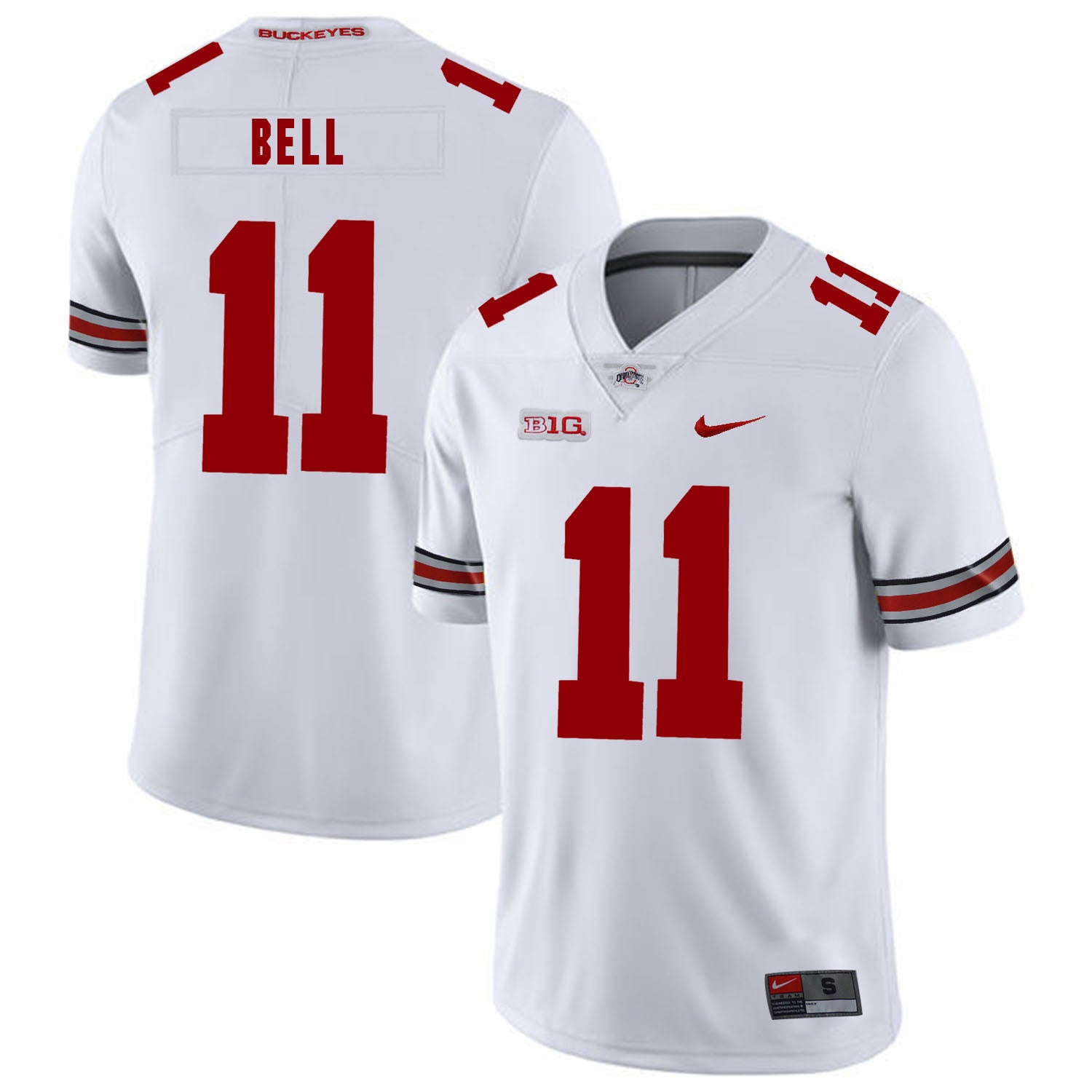 Ohio State Buckeyes #11 Vonn Bell Football Jersey White