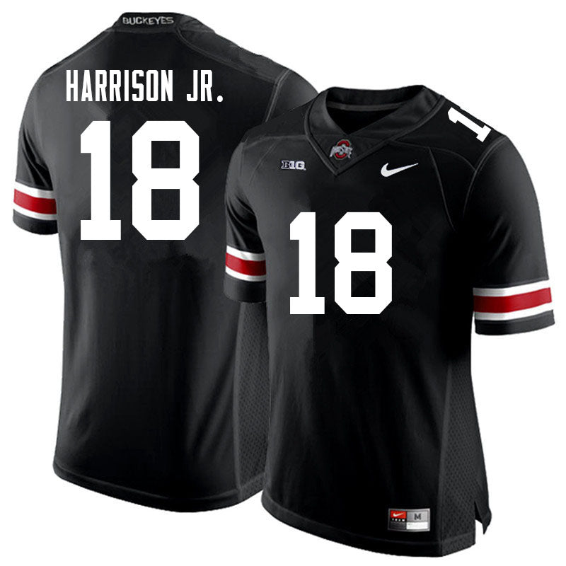 Ohio State Buckeyes #18 Marvin Harrison Jr. College Football Jersey Black