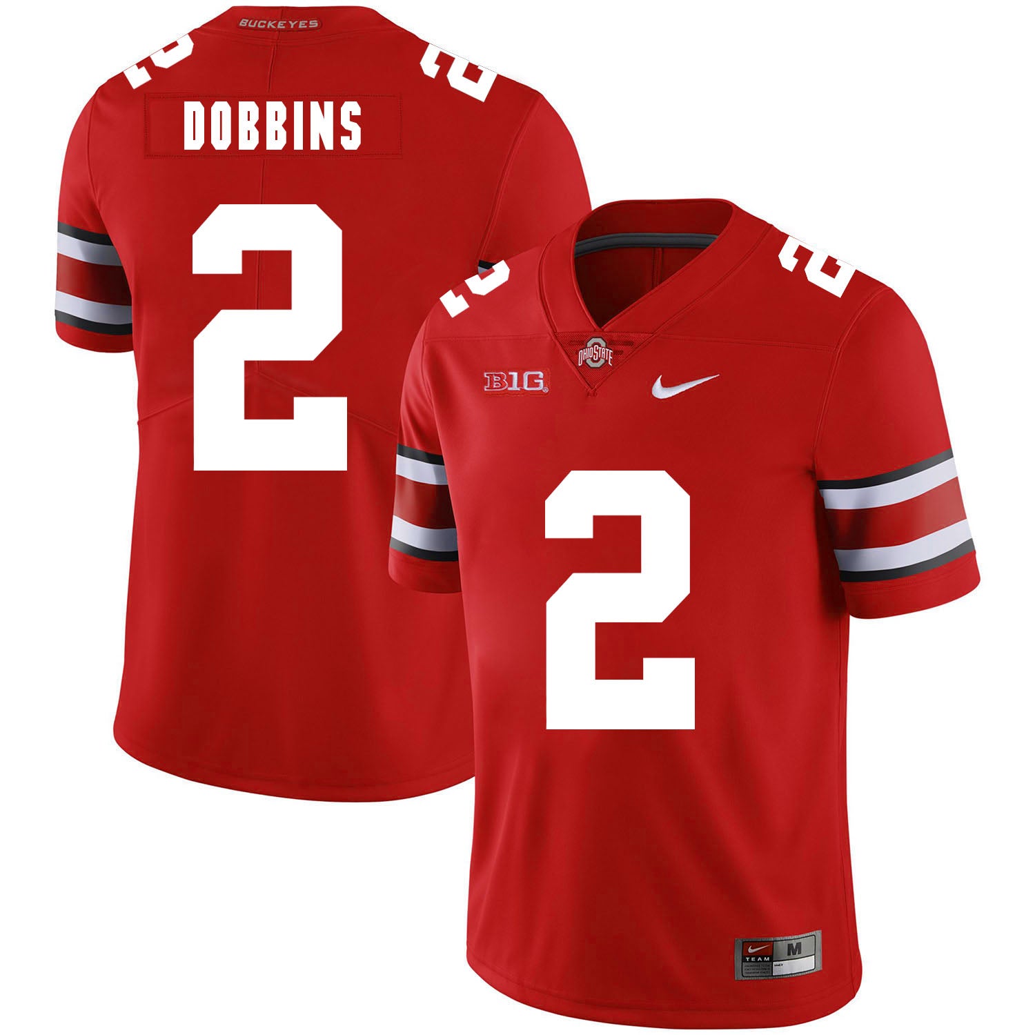 Ohio State Buckeyes #2 J.K Dobbins Football Jersey Red