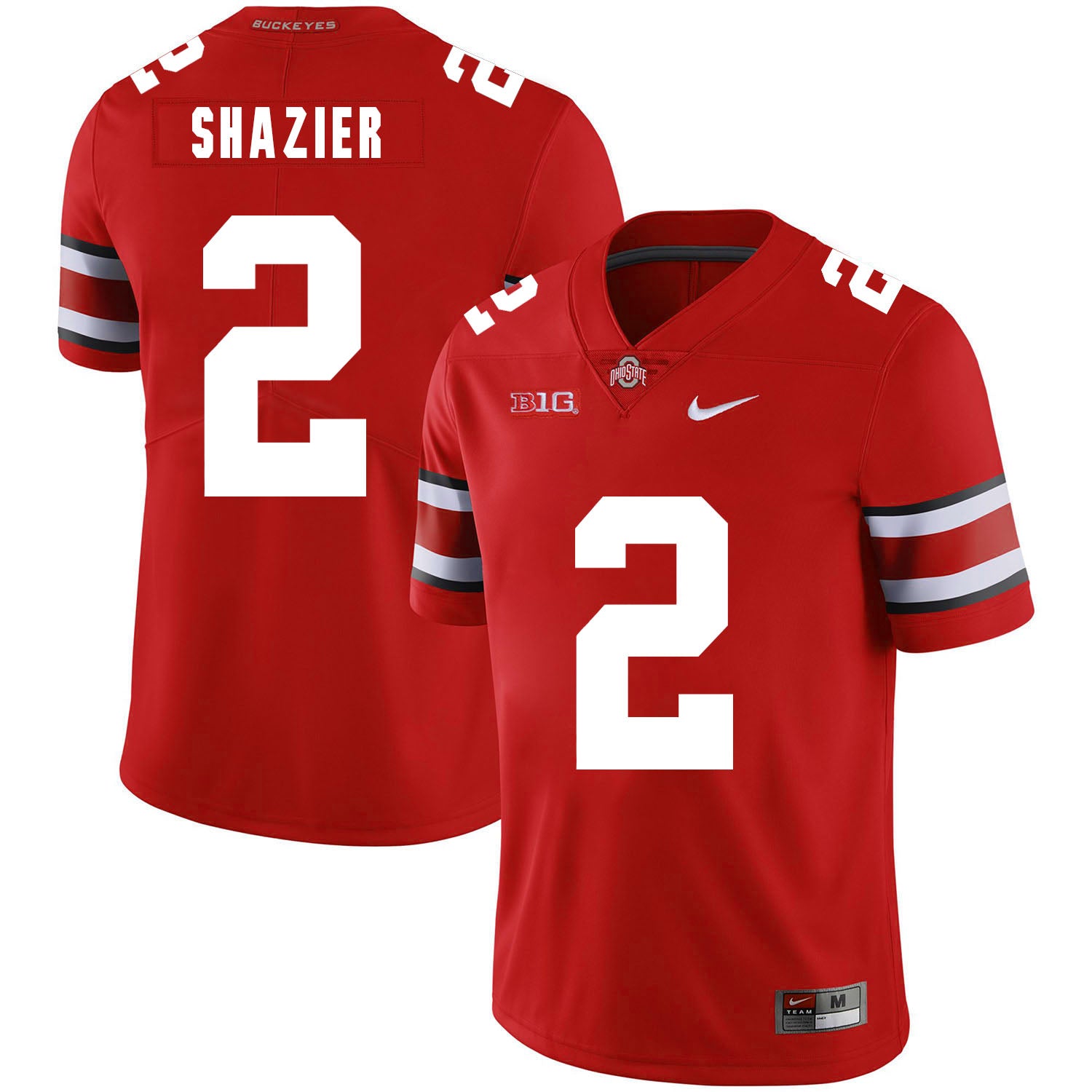 Ohio State Buckeyes #2 Ryan Shazier Football Jersey Red