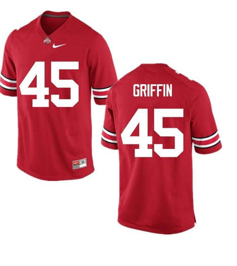 Ohio State Buckeyes #45 Archie Griffin NCAA College Football Jersey Red