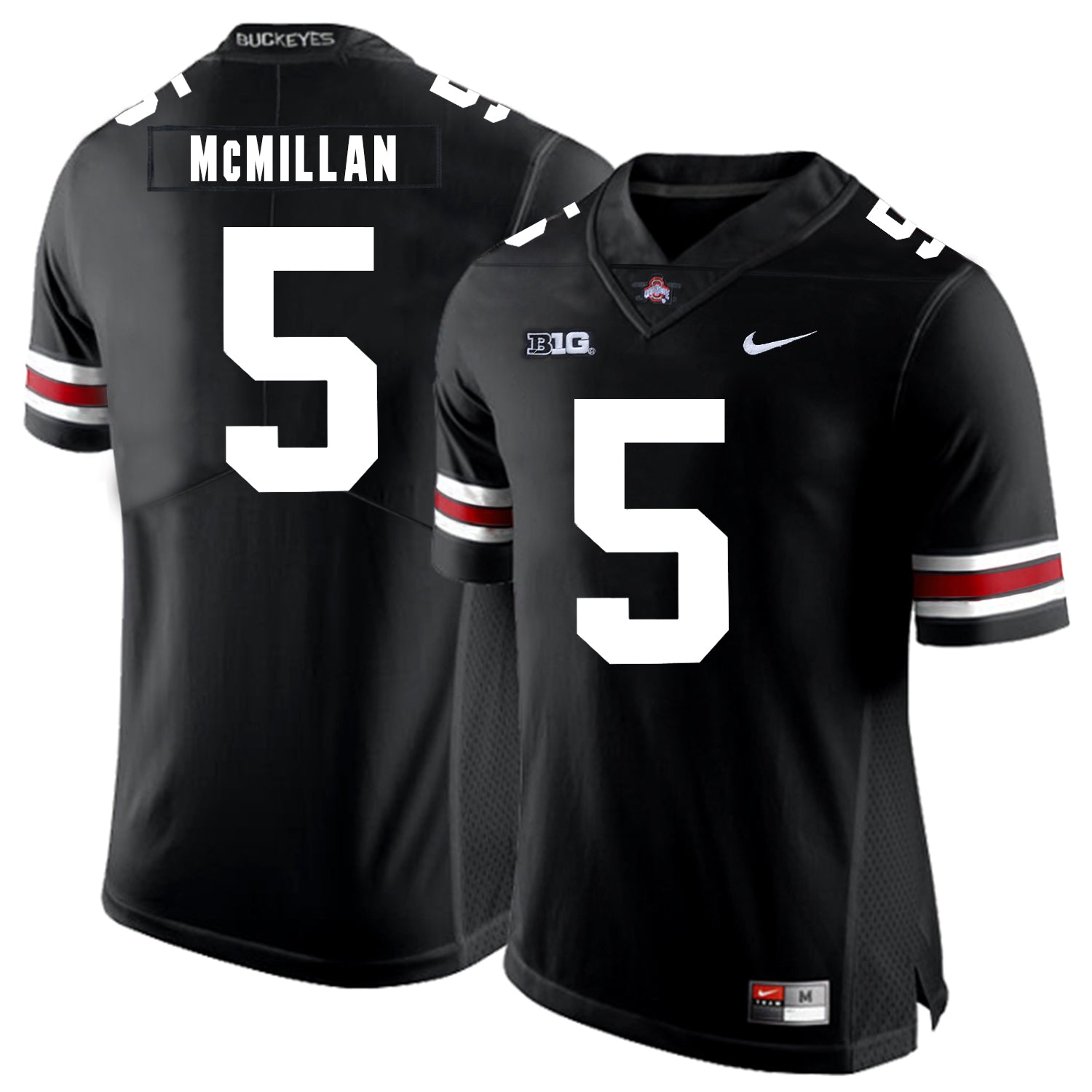 Ohio State Buckeyes #5 Raekwon McMillan Football Jersey Black