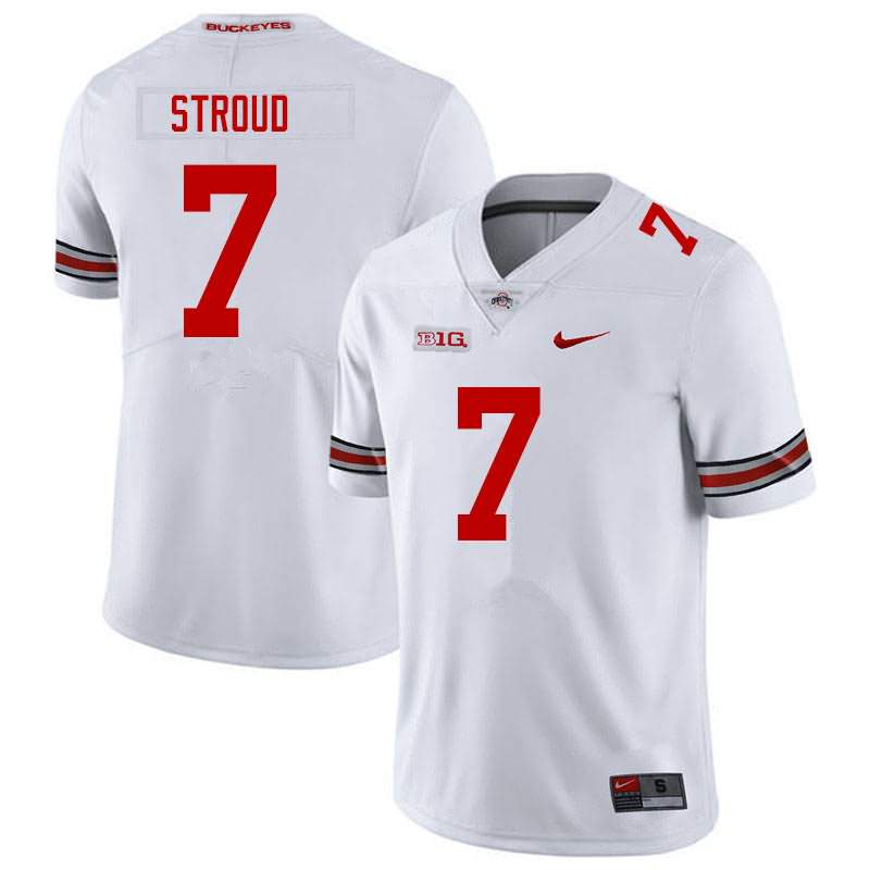Ohio State Buckeyes #7 CJ Stroud White NCAA College Football Jersey