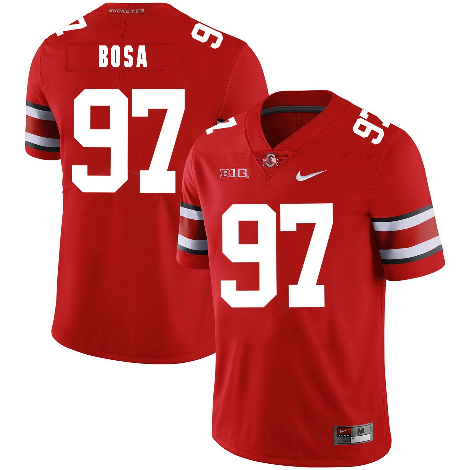 Ohio State Buckeyes #97 Joey Bosa Football Jersey Red