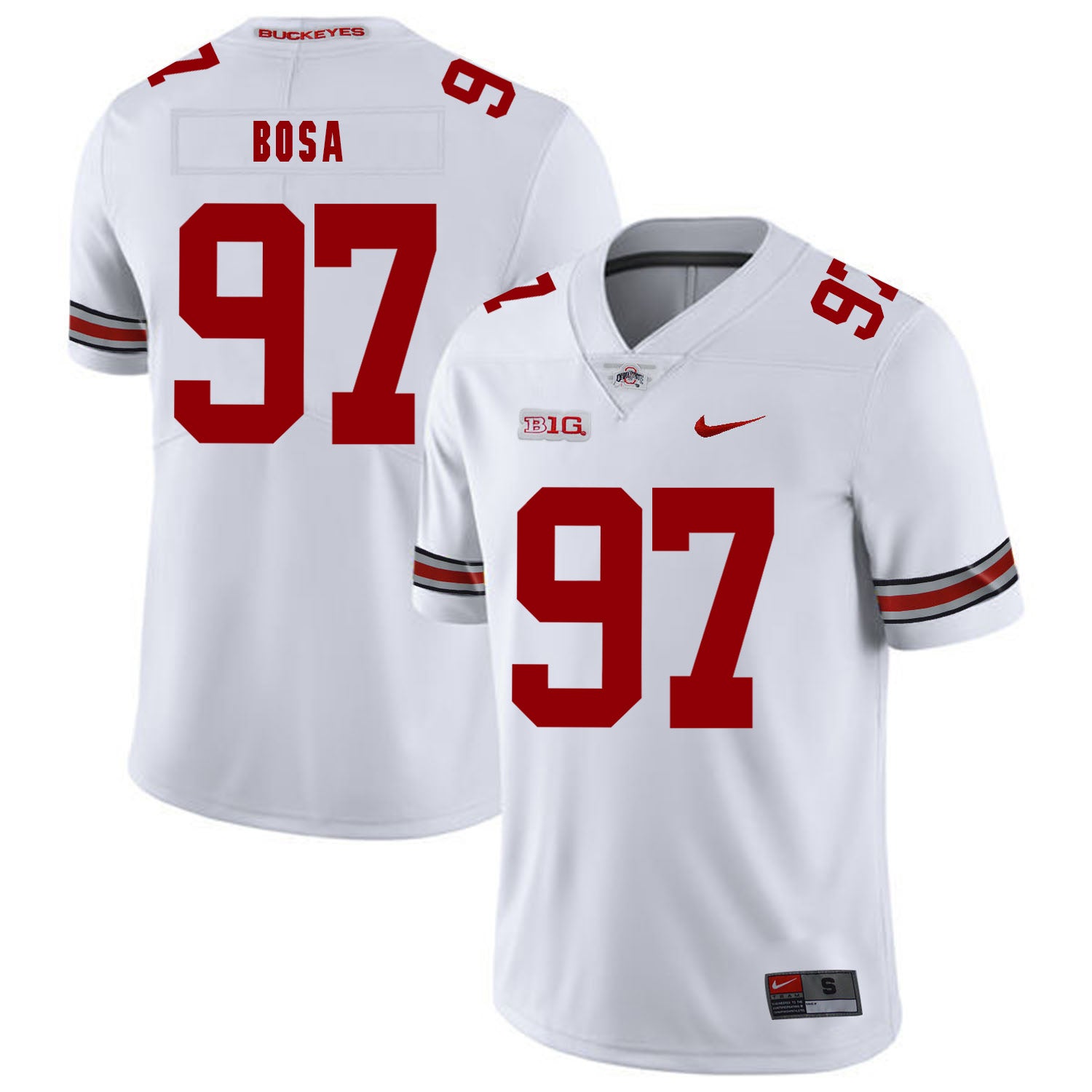Ohio State Buckeyes #97 Joey Bosa Football Jersey White