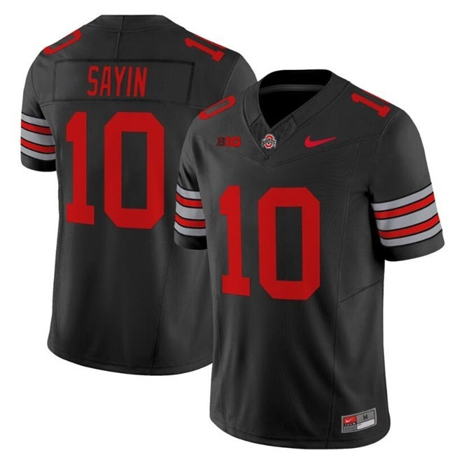 Ohio State Buckeyes #10 Julian Sayin Jersey V3 2025 F.U.S.E. Football Stitched