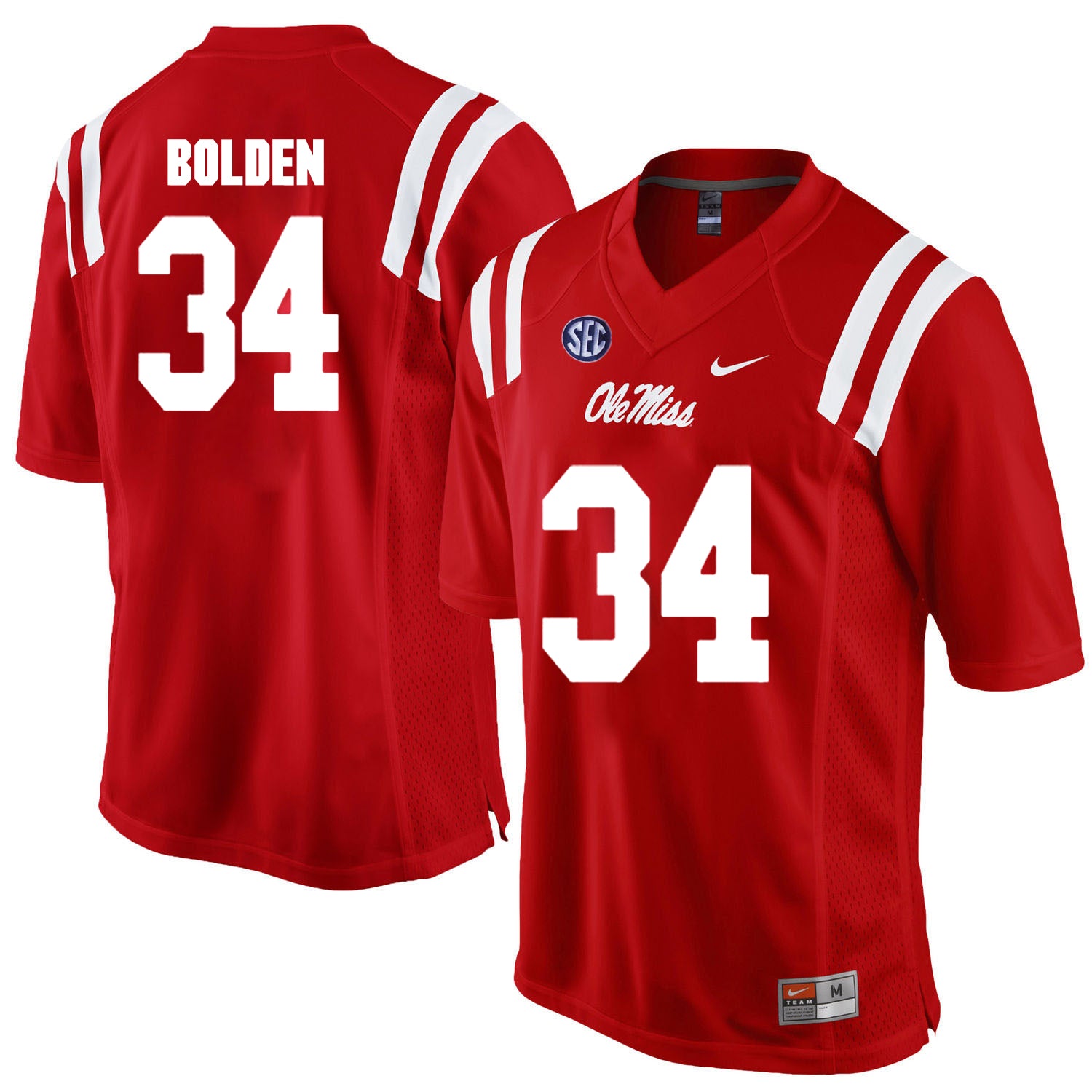 Ole Miss Rebels #34 Brandon Bolden NCAA Football Jersey