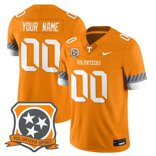 Custom Tennessee Volunteers Jersey Name, Number 2025 Spirit Stitched Orange