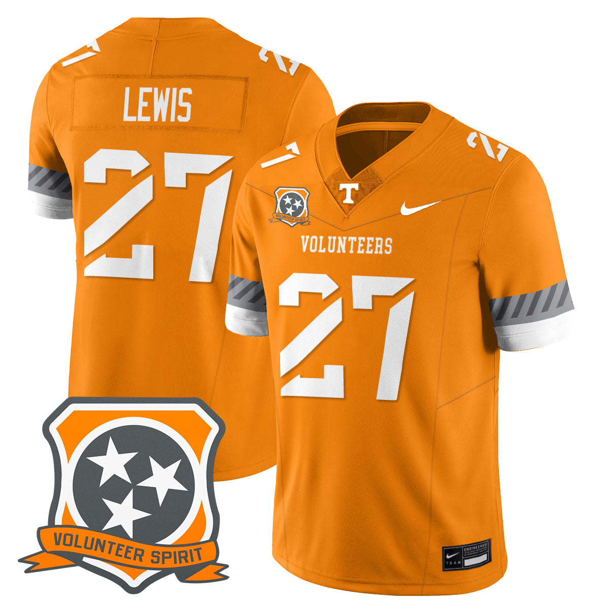 Men Tennessee Volunteers Football 2025 Spirit Limited Jersey - All Stitched