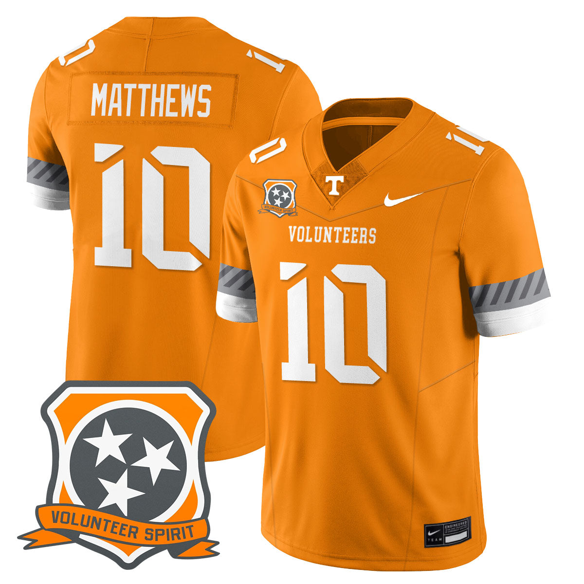Men Tennessee Volunteers Football 2025 Spirit Limited Jersey - All Stitched