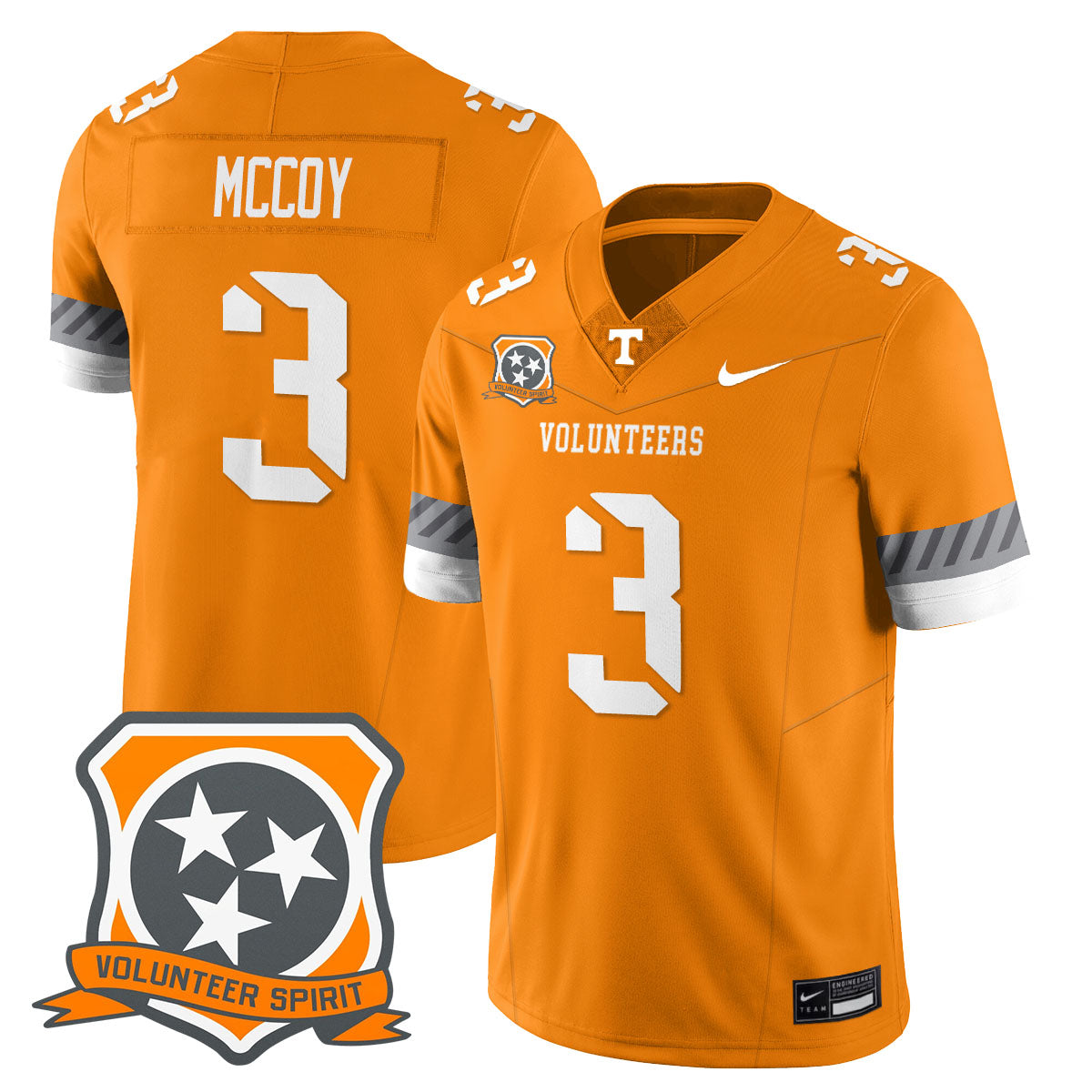 Men Tennessee Volunteers Football 2025 Spirit Limited Jersey - All Stitched