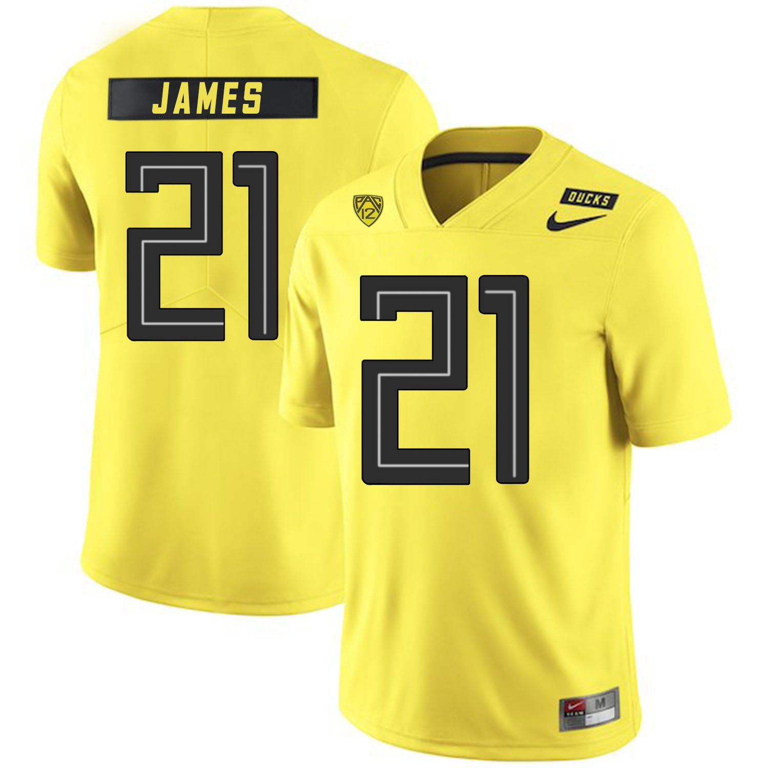 Oregon Ducks #21 LaMichael James NCAA College Football Jersey Yellow