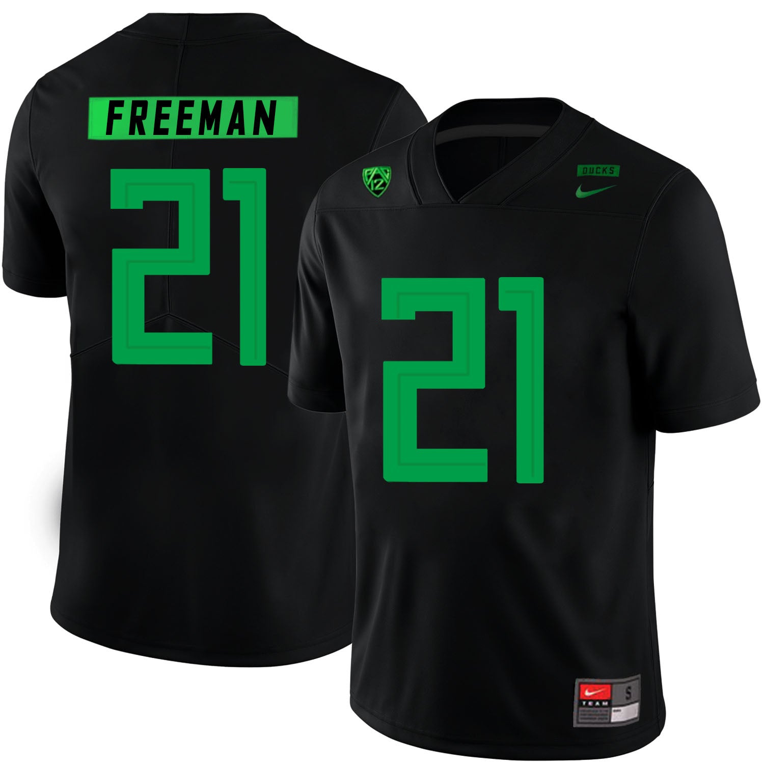 Oregon Ducks #21 Royce Freeman NCAA College Football Jersey Black