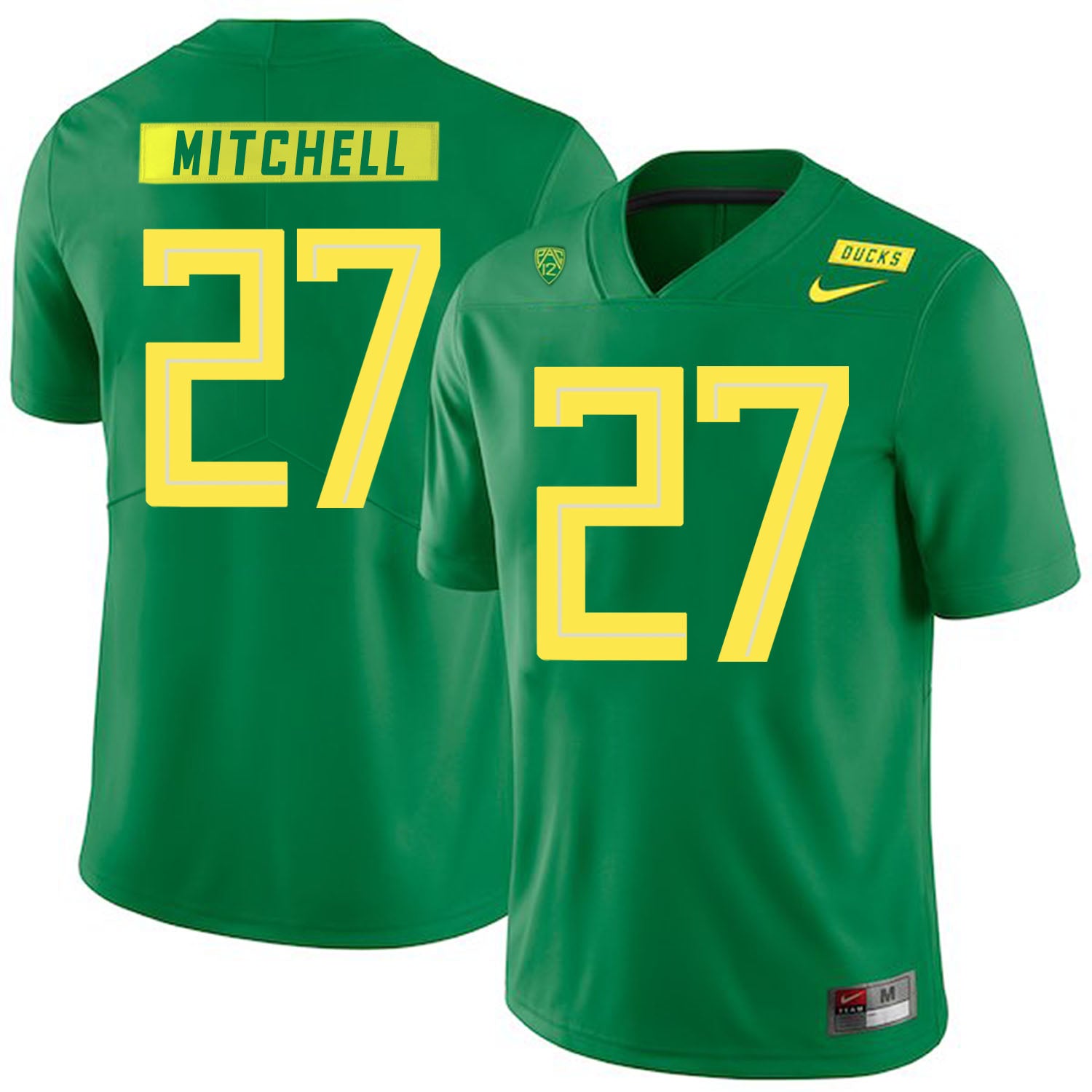 Oregon Ducks #27 Terrance Mitchell College Football Jersey Green