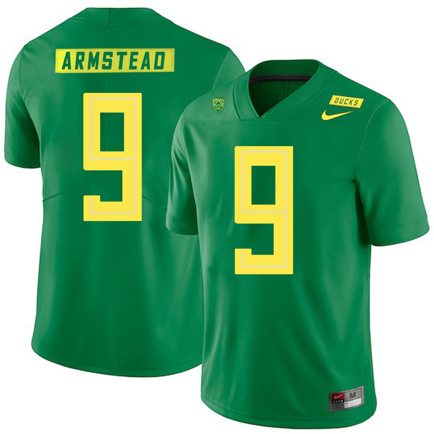 Oregon Ducks #9 Arik Armstead College Football Jersey Green
