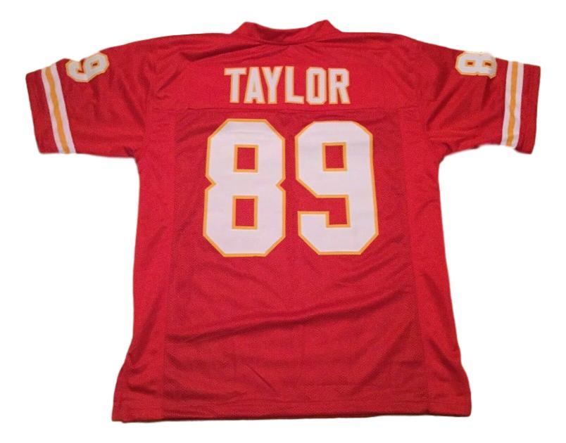 Otis Taylor CUSTOM STITCHED Unsigned Football Jersey Red