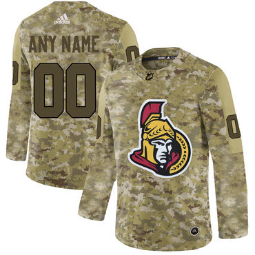 Ottawa Senators Camo  Customized  Jersey