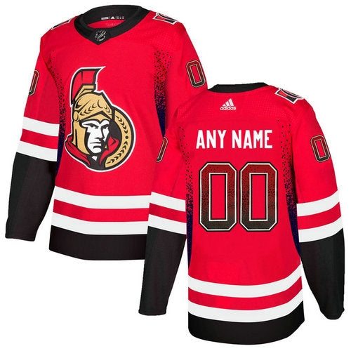 Ottawa Senators Red Customized Drift Fashion Jersey