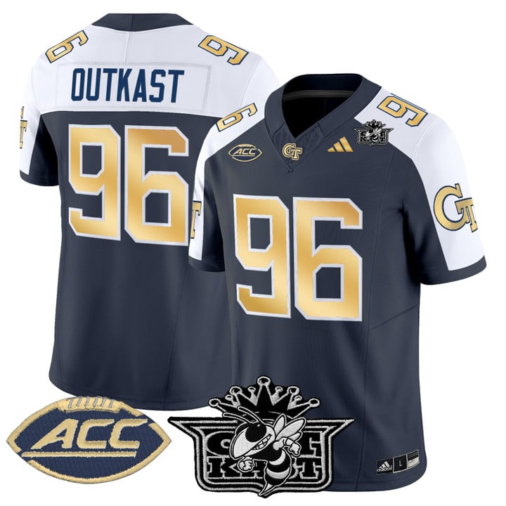 Outkast Jersey #96 Georgia Tech Yellow Jackets 2025 Limited Stitched