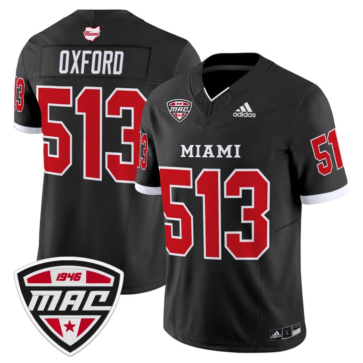 Oxford Jersey #513 Miami OH RedHawks 2025 Vapor Limited Stitched