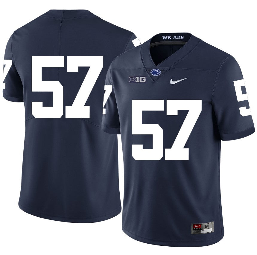 Penn State Nittany Lions NO NAME Jersey #57 Football NCAA Jerseys Dark Blue