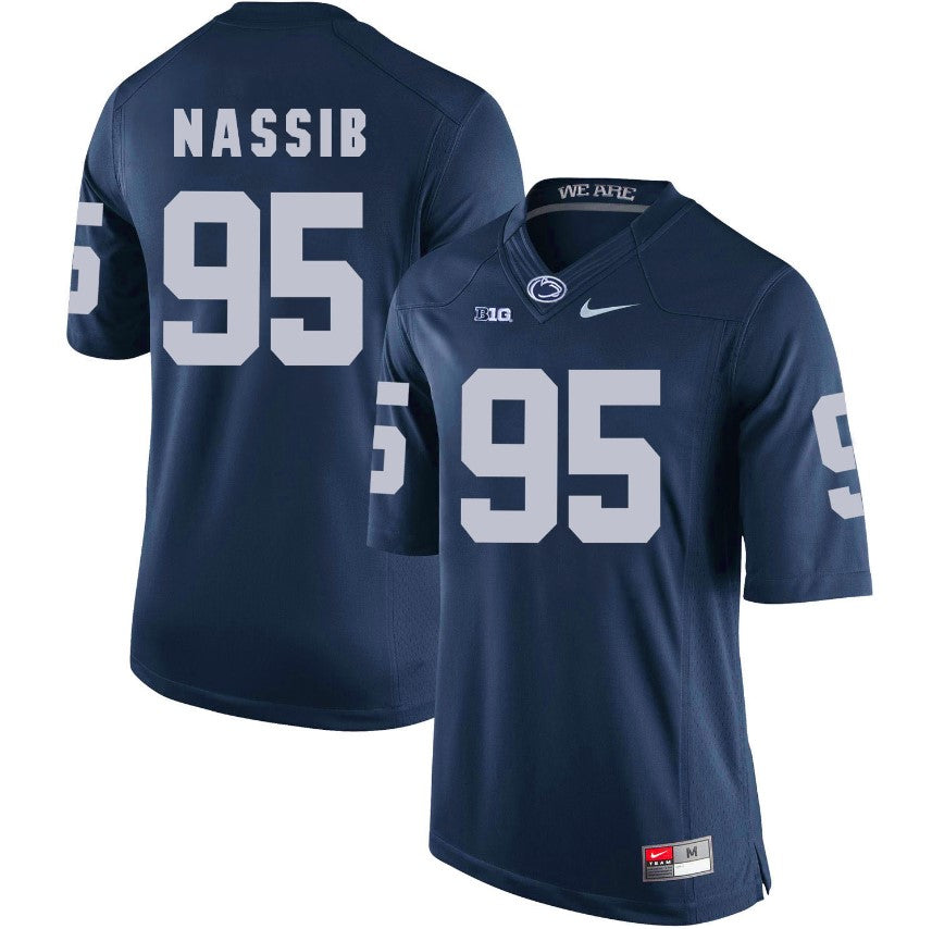 Penn State Nittany Lions Carl Nassib Jersey #95 Football NCAA Jerseys Blue