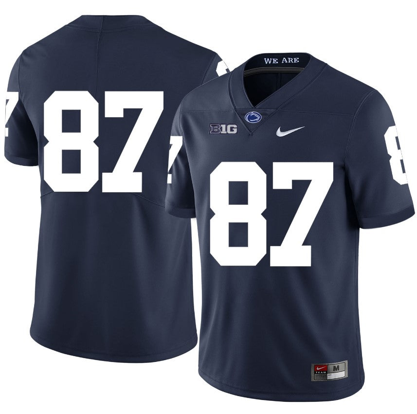 Penn State Nittany Lions NO NAME Jersey #87 Football NCAA Jerseys Dark Blue