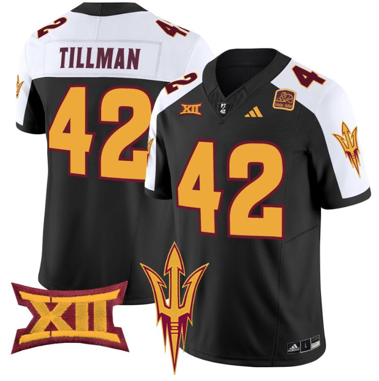 Pat Tillman Jersey #42 Arizona State Sun Devils Vapor Limited College Football Black Alternate
