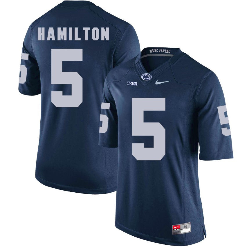 Penn State Nittany Lions DaeSean Hamilton Jersey #5 Football NCAA Jerseys Blue