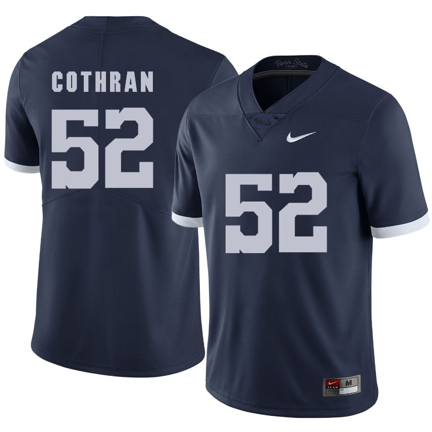 Penn State Nittany Lions Curtis Cothran Jersey #52 Football NCAA Jerseys Dark Blue
