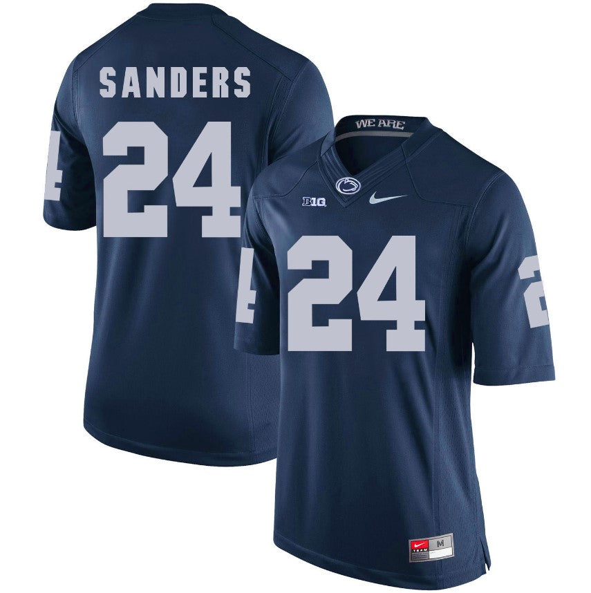 Penn State Nittany Lions Miles Sanders Jersey #24 Football NCAA Jerseys Blue
