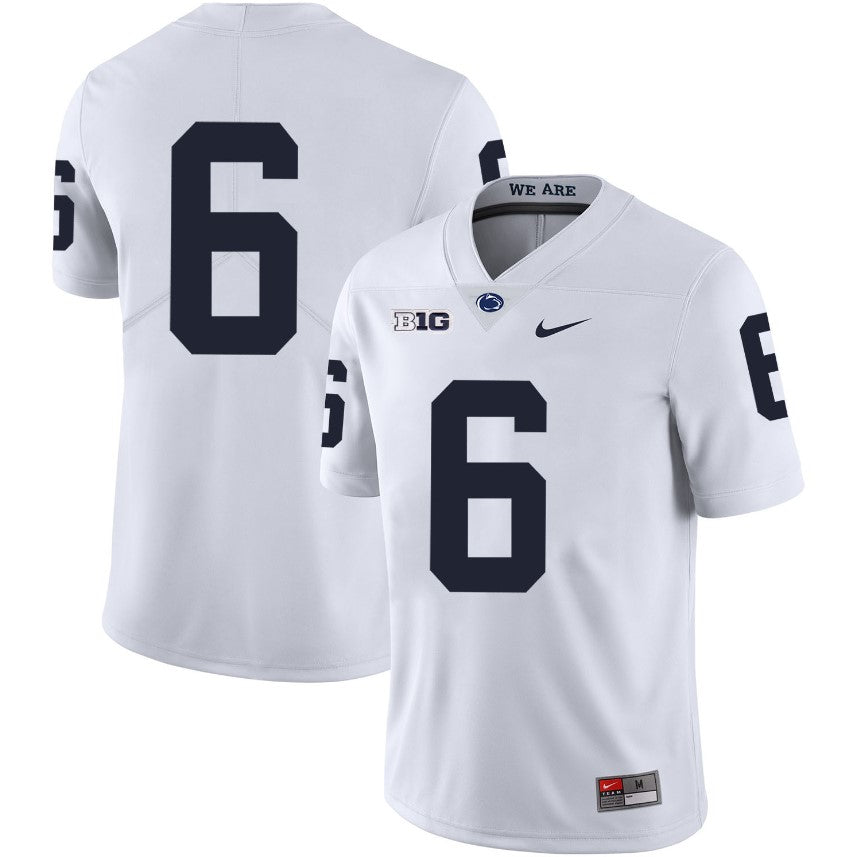 Penn State Nittany Lions NO NAME Jersey #6 Football NCAA Jerseys Dark Blue