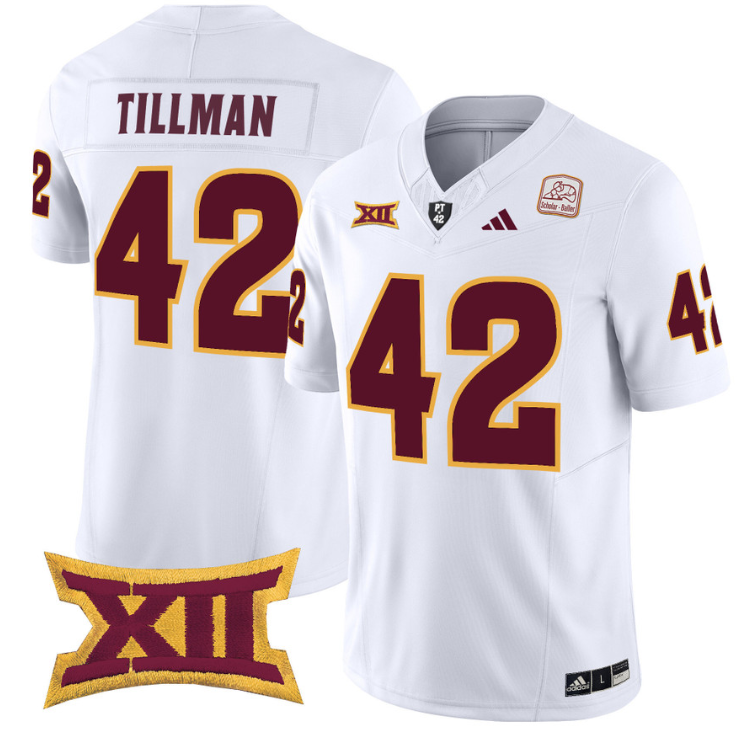 Pat Tillman Jersey #42 Arizona State Sun Devils Vapor Limited College Football White