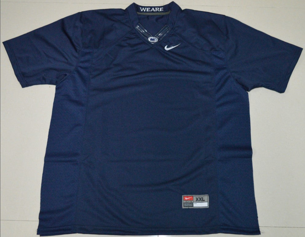 Penn State Nittany Lions BLANK Jersey Football NCAA Jerseys Blue