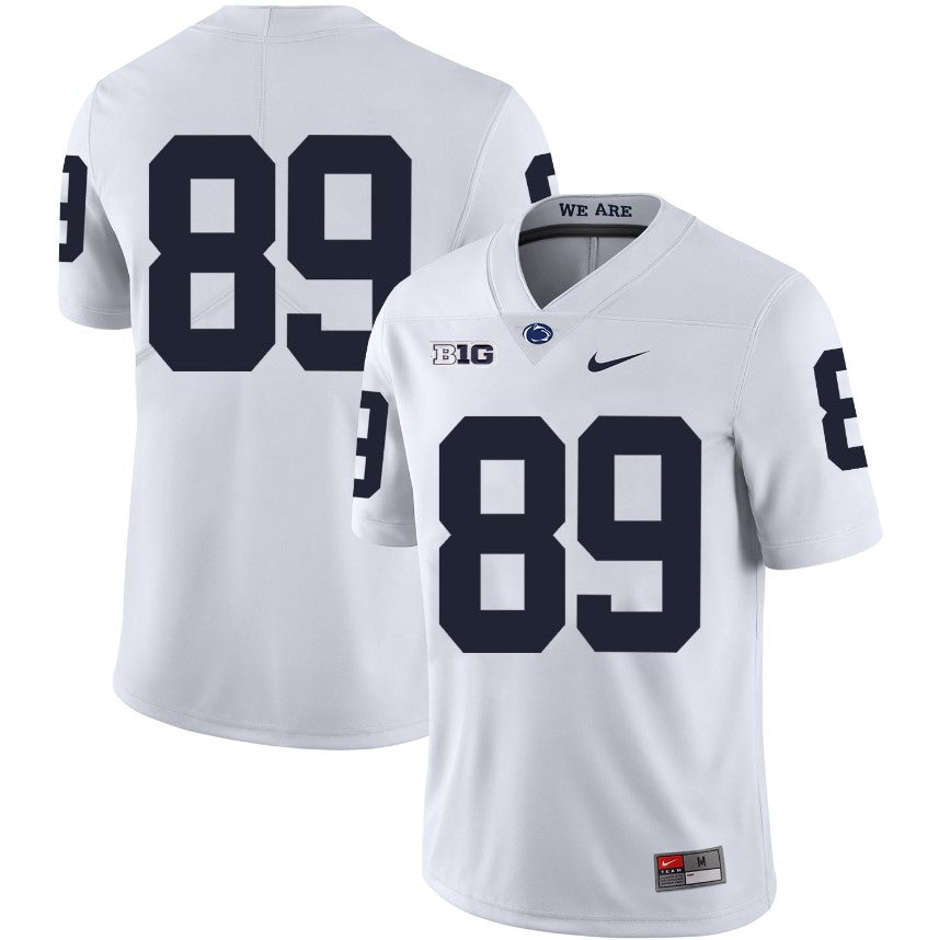 Penn State Nittany Lions NO NAME Jersey #89 Football NCAA Jerseys White