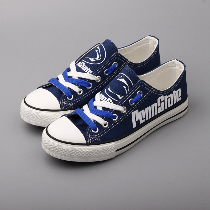 Penn State Nittany Lions Limited Print NCAA College Students Low Top Canvas Shoes Sport Sneakers 1