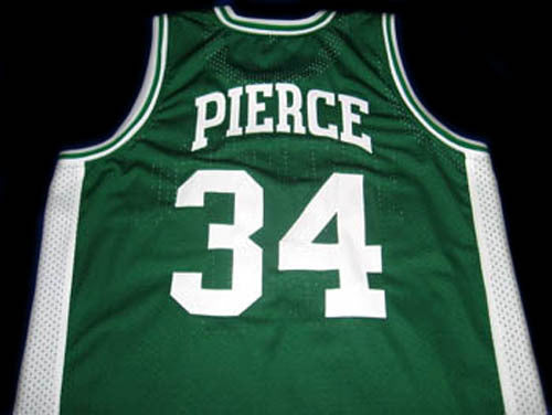 Paul Pierce Jersey #34 Inglewood High School New Basketball Green