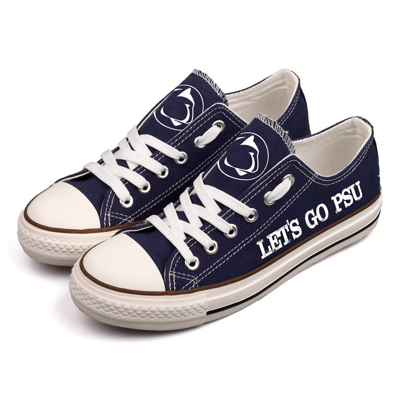 Penn State Nittany Lions Limited Print NCAA College Students Low Top Canvas Shoes Sport Sneakers 3