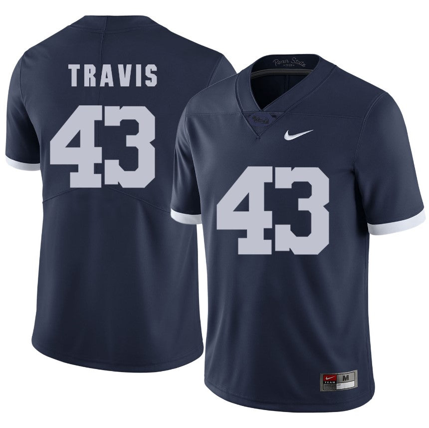 Penn State Nittany Lions Ross Travis Jersey #43 Football NCAA Jerseys Dark Blue