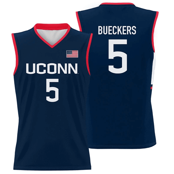 Paige Bueckers Jersey UConn Huskies College Basketball Navy #5