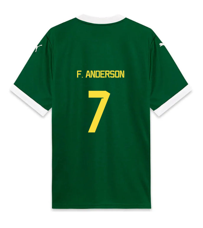 Palmeiras F. ANDERSON 7 Home 2025-26 Jersey – Green
